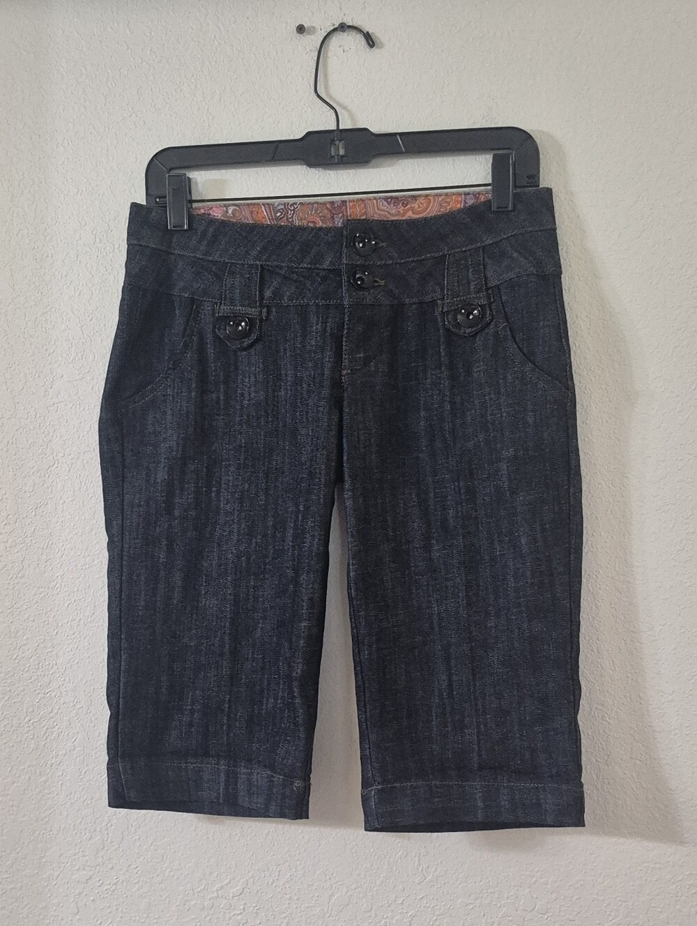 Boom Boom Jeans Dark Blue Denim Bermuda Shorts
